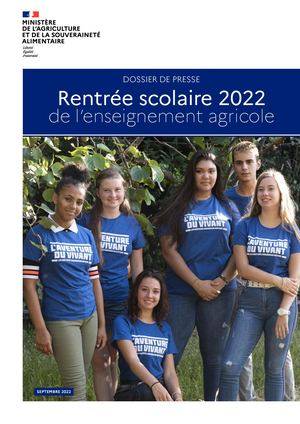Rentrée scolaire 2022 de l’enseignement agricole