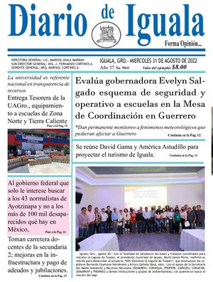 Diario De Iguala Miercoles 31 De Agosto De 2022