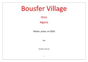 Bousfer Village