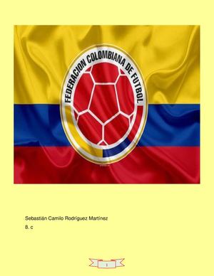 revista historia de la seleccion colombia Rodriguez Sebastian 8C