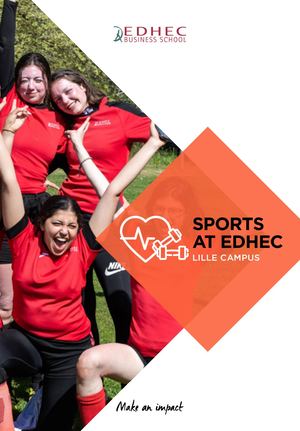 Brochure Sport Lille 2022