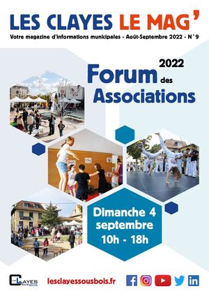 Les Clayes le Mag' #9 - Août/Septembre 2022