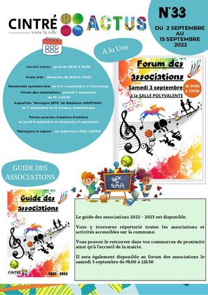 Cintré Actus N°33