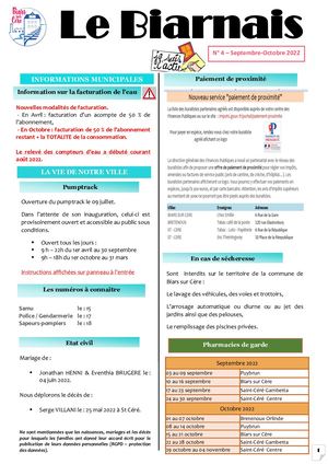 N°4 Septembre Octobre 2022 V 23 08 2022