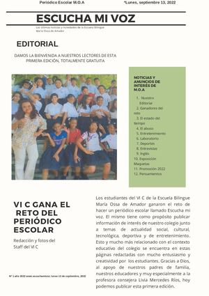 Peri{odico En Pdf Para La Maestra Livia