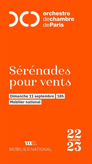 Programme de salle 11/09/2022 Sérénades Vents Version