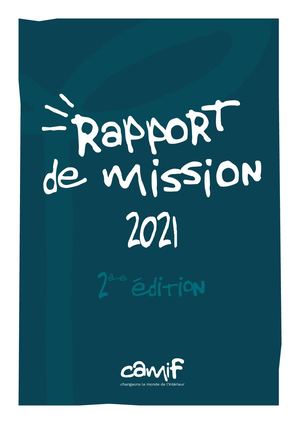 Camif Rapport Mission 2021