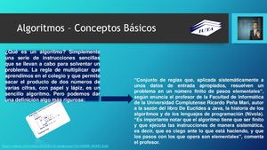 Algoritmos – Conceptos Básicos