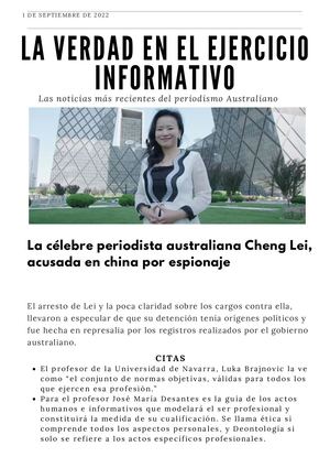Reportaje Etica Profesional
