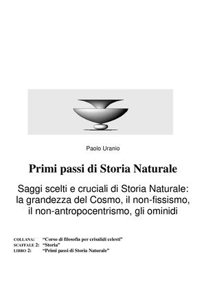 Primi passi di Storia Naturale