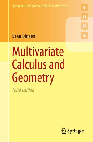 2014 Book Multivariate Calculus And Geometr