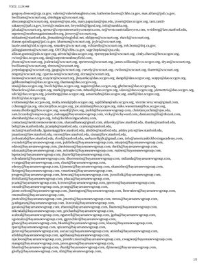 Email list to complain about Valerie Houghton's misconduct