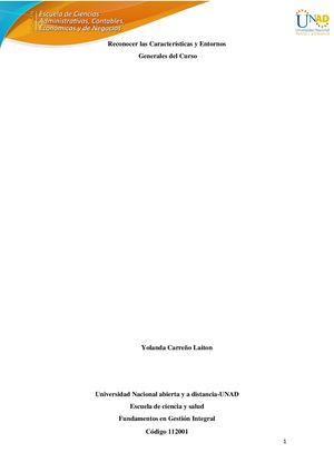 fundamentos en gestión integral