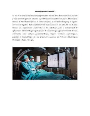 Radiología Intervencionista Diagnóstica