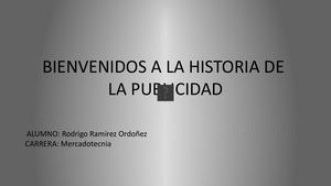 Historia De La Publicidad