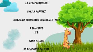 METACOGNICION