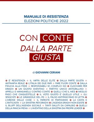 Manuale di Resistenza Con Conte, dalla parte giusta