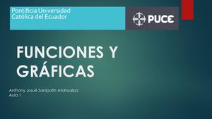 Funciones Y Gráficas