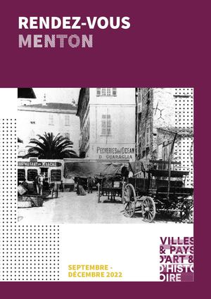 Rendez-vous Menton - Programme des visites du patrimoine