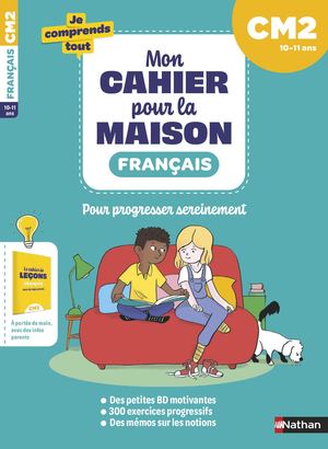 Extrait - Mon cahier pour la maison Français CM2 - Nathan
