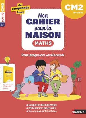 Extrait - Mon cahier pour la maison Maths CM2 - Nathan