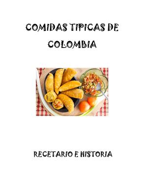 COMIDAS TÍPICAS COLOMBIANAS