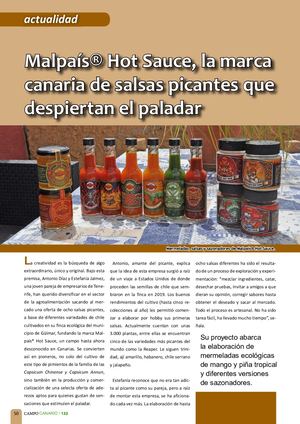 Campo Canario 132 Art. Salsa Picante Malpaís