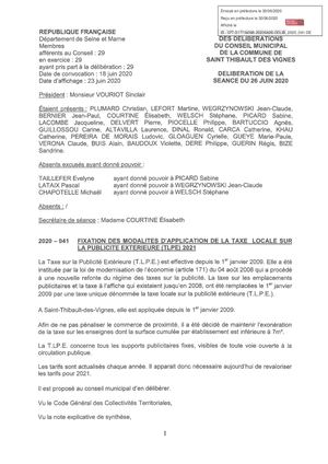 Deliberation 2020 041