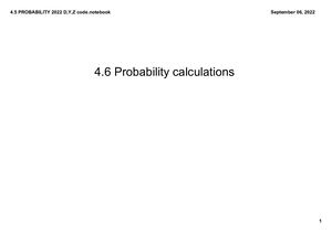 4 6 Probability Calculation D Code