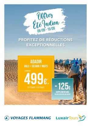 Offres Indian Summer LuxairTours