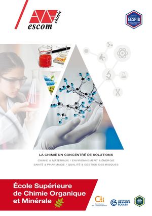 Brochure Ecole Escom 2022 23