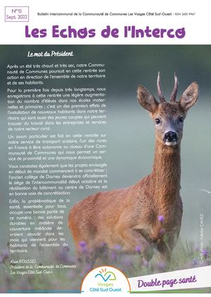 Bulletin N°15 Sept 2022