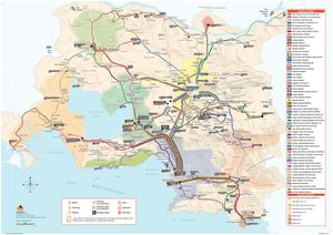 Le réseau de transport de la Métropole Aix-Marseille