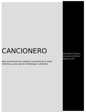 Cancionero 2