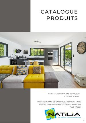 Catalogue Produits Natilia