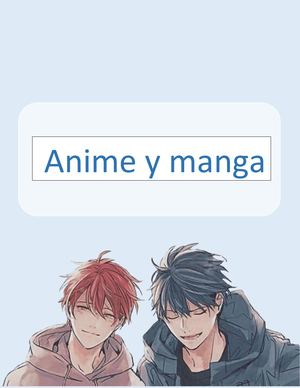 Anime y manga