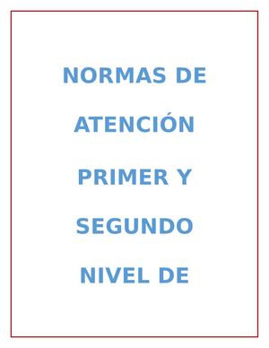 Normas De Atención Compedium