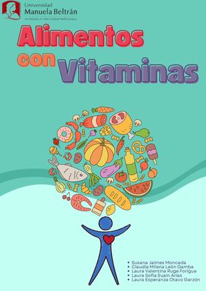 Alimentos con vitaminas