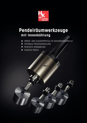 Katalog Pendelräumwerkzeuge mit Innenkühlung
