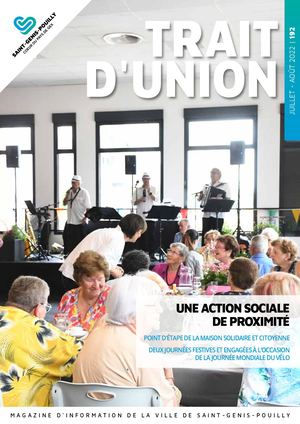 Trait d'Union Juillet Aout 2022 Une Action Sociale De Proximité