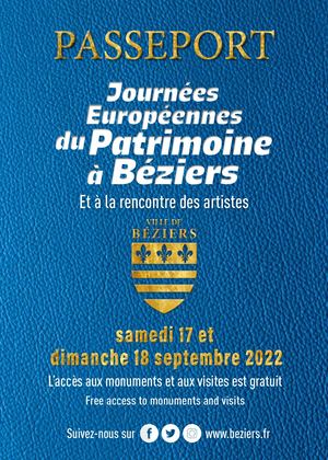 Programme des Journées européennes du Patrimoine à Béziers