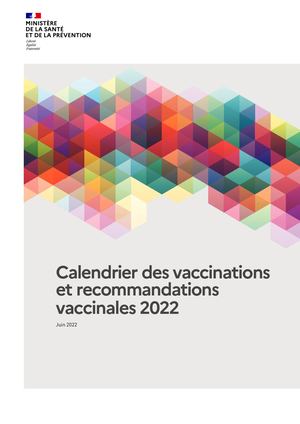 Calendrier Vaccinal 2022 Mis A Jour Juin 2022 V2