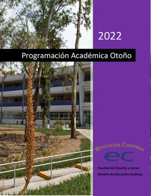 Actividades Académicas Otoño 2022