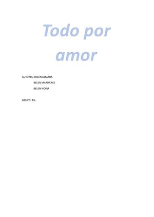 Todo Por Amor