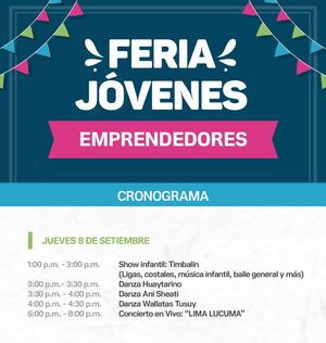 Cronograma - Feria Jóvenes Emprendedores