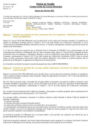 Compte Rendu Cm Du 03 02 22