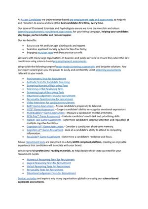 Hiring The Best Candidates First Time, Every Time