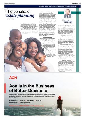 George Herald - Estates, Wills, and Funerals: Planning for the inevitable