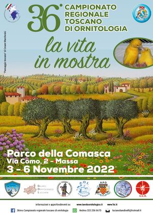 Catalogo del 36 campionato regionale toscano di ornitologia 2022