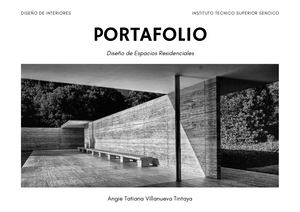 Portafolio Diseño de Espacios Residenciales